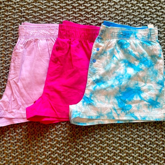 PINK Victoria's Secret Other - Set of 3 VS Pink Boxer Sleep Shorts